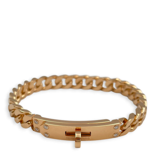 Kelly Gourmette TPM 6 Diamonds, 0.08 Carat XS Bracelet in Rose Gold Hardware CL2603-20036 1