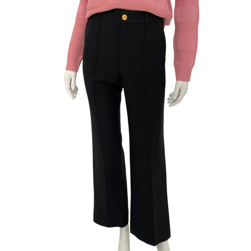Long Slacks 38 Black Ready-To-Wear in Silk CL2603-20042 1