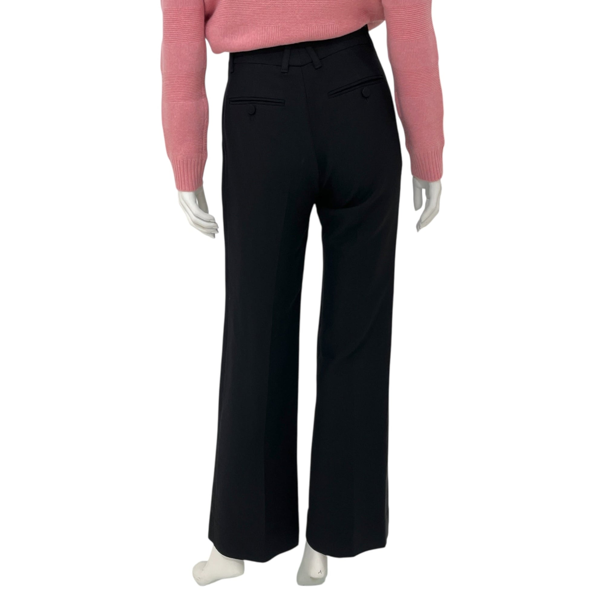 Long Slacks 38 Black Ready-To-Wear in Silk CL2603-20042 2