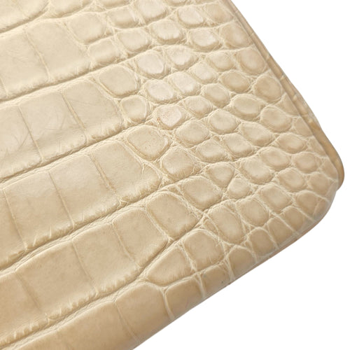 Birkin 25 Trench in Matte Alligator Gold hardware CL2603-20085 10