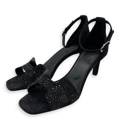 Joy 70 37 Black Sandals in Suede Leather CL2603-20096 2