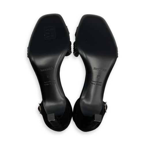 Joy 70 37 Black Sandals in Suede Leather CL2603-20096 3