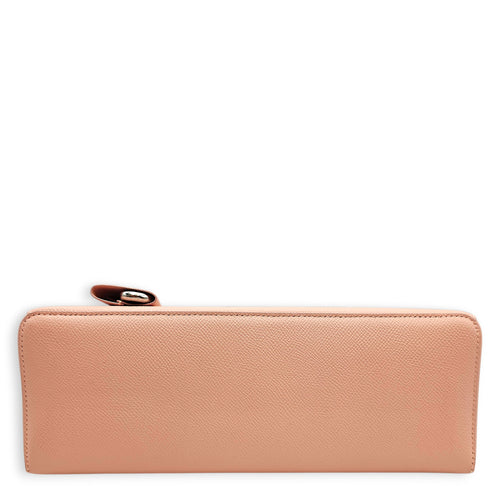 Extra Pocket 27 Pink Shoulder Bag in Calfskin Silver hardware