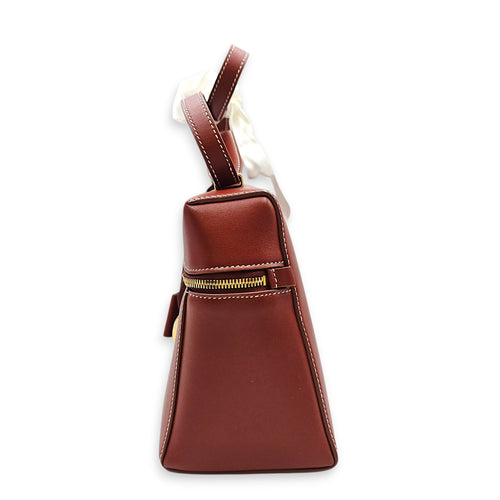 Extra Pocket L27 Brown Shoulder Bag in Calfskin Gold hardware CL2603-20128 4