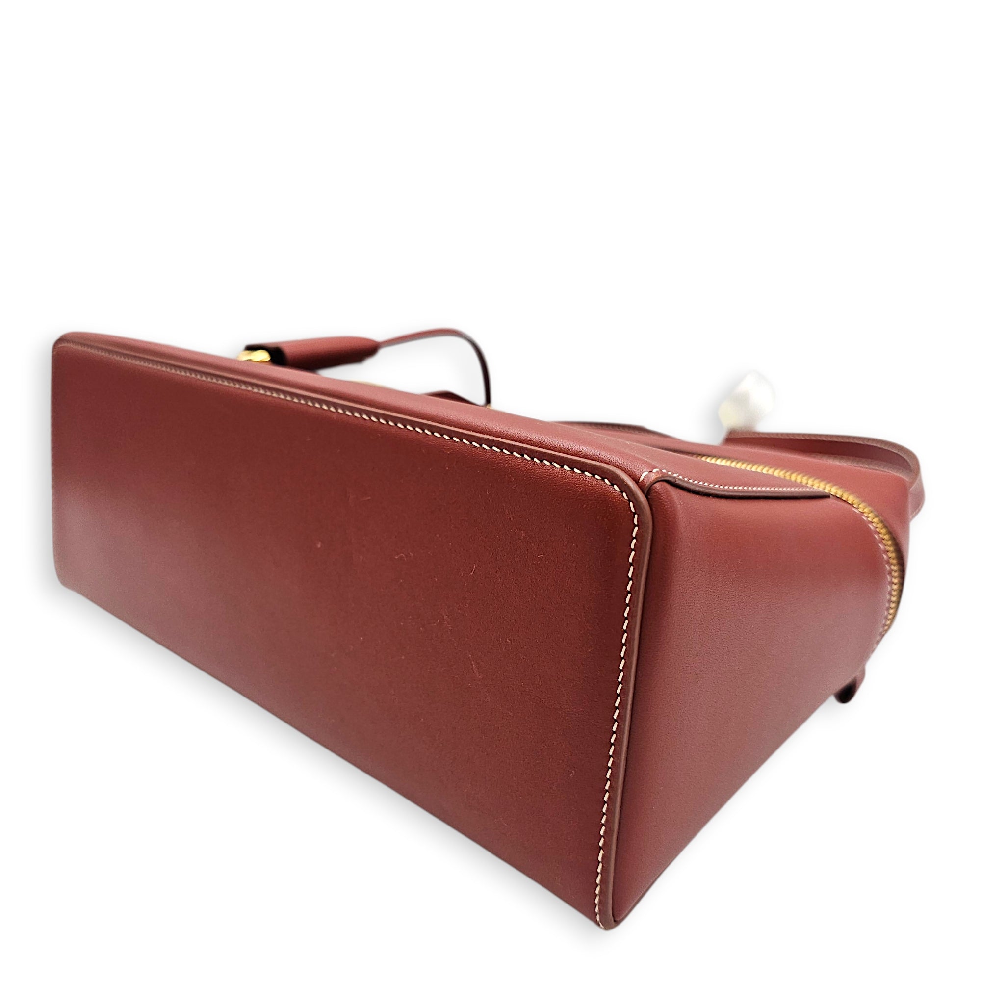 Extra Pocket L27 Brown Shoulder Bag in Calfskin Gold hardware CL2603-20128 8