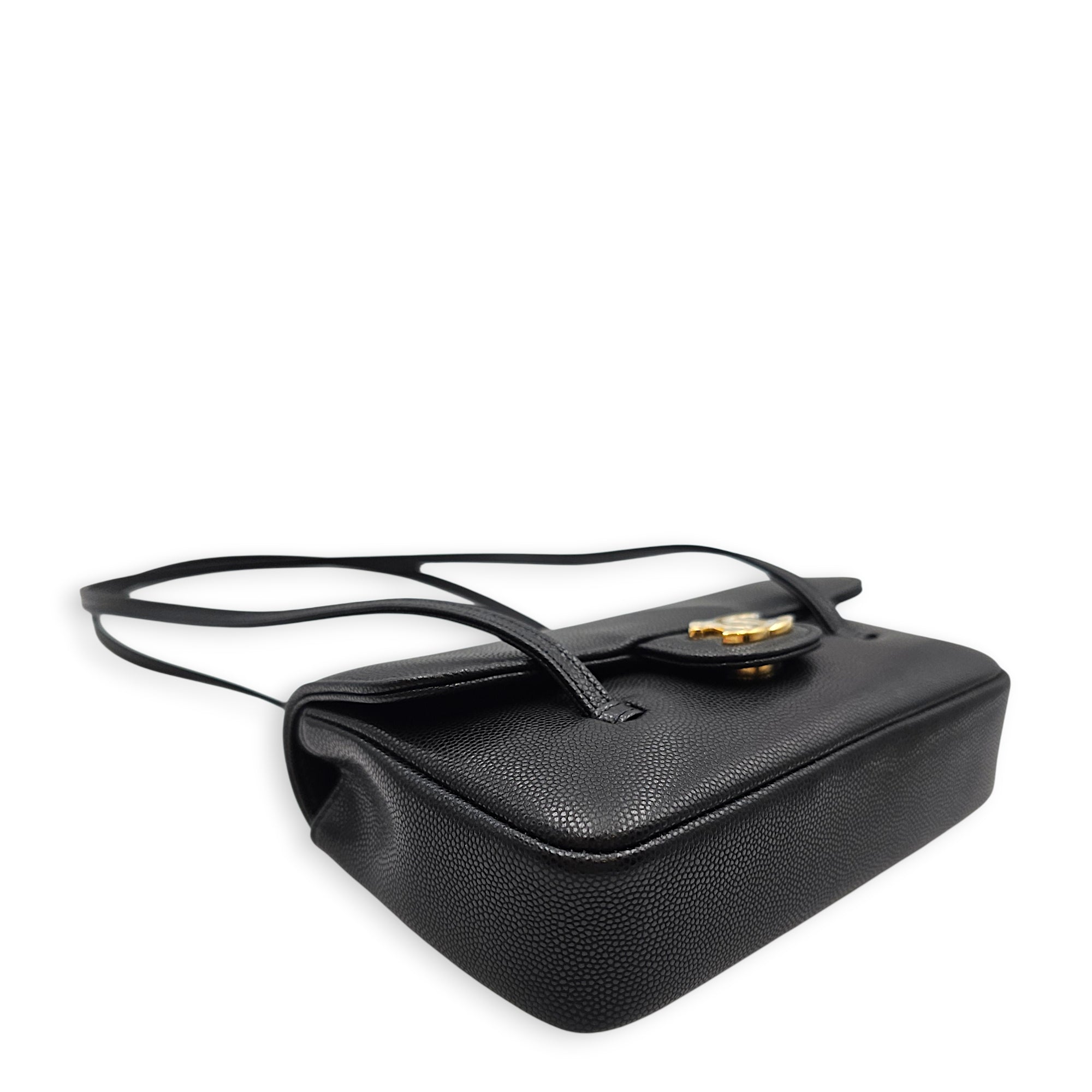 Coco Preppy Mini Black Shoulder Bag in Calfskin Gold hardware CL2603-20132 7
