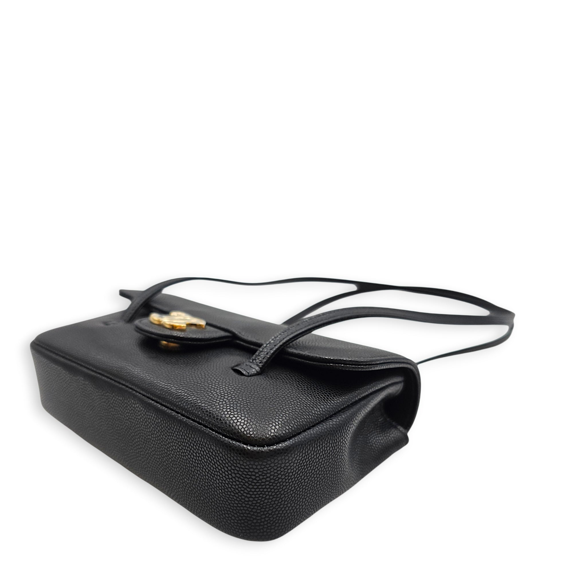 Coco Preppy Mini Black Shoulder Bag in Calfskin Gold hardware CL2603-20132 8