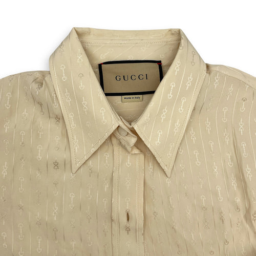 Shirt 36 Beige Ready-To-Wear in Silk CL2603-20140 3