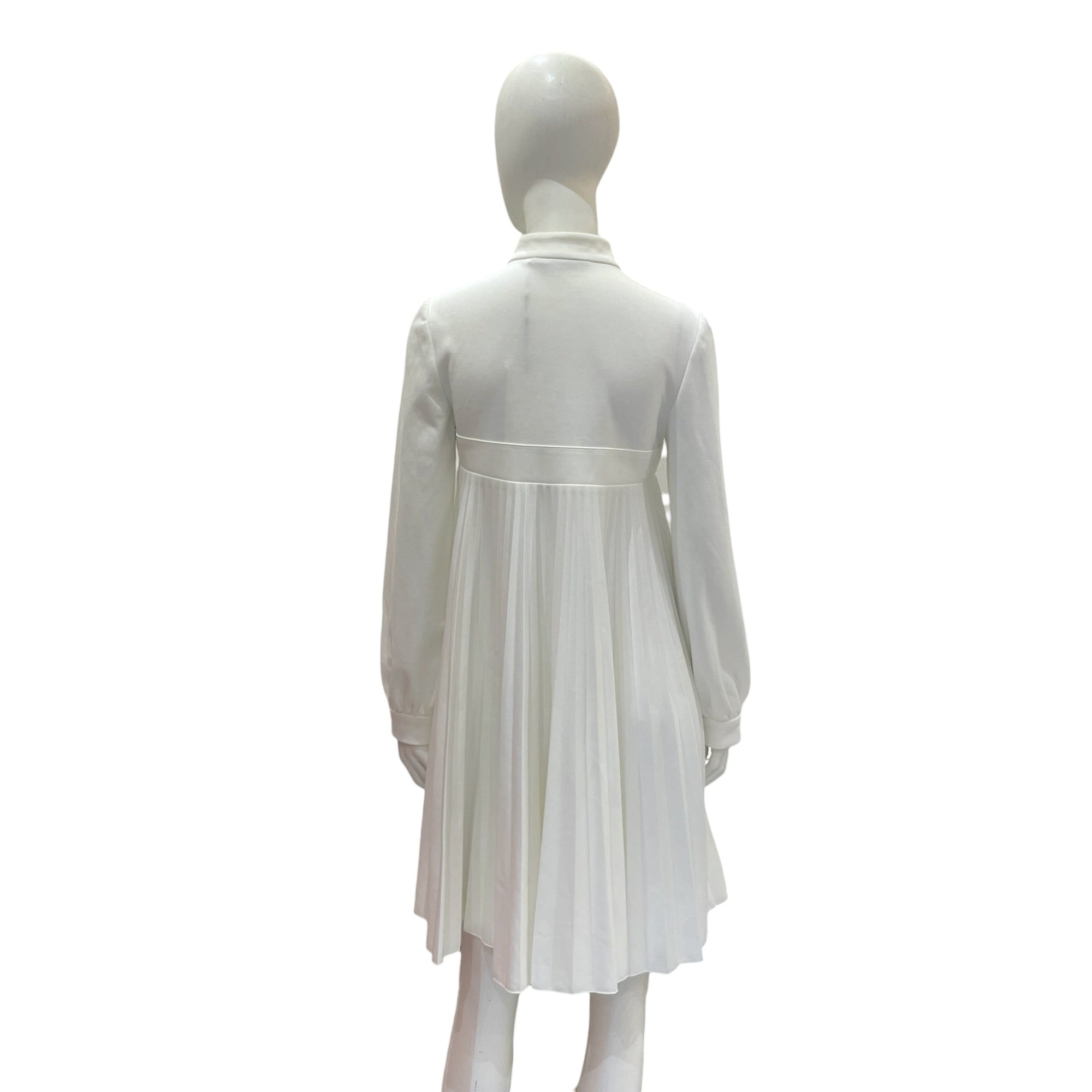 Short Day Dress Size XS White Ready-To-Wear in Polyester/Cotton CL2603-20146 2