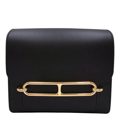 Roulis Mini Black in Evergrain Permabrass hardware CL2603-20157 1