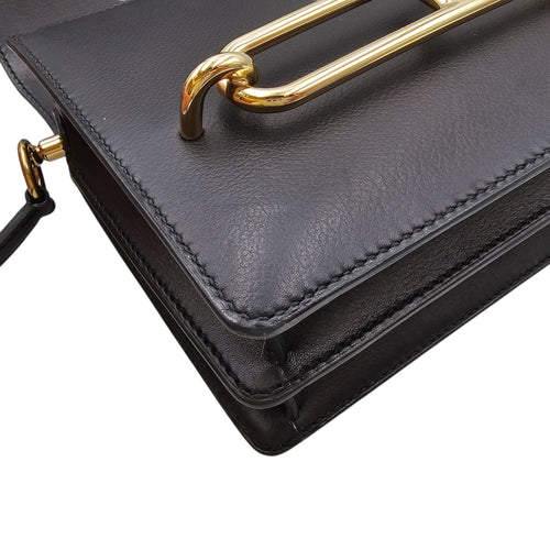 Roulis Mini Black in Evergrain Permabrass hardware CL2603-20157 11