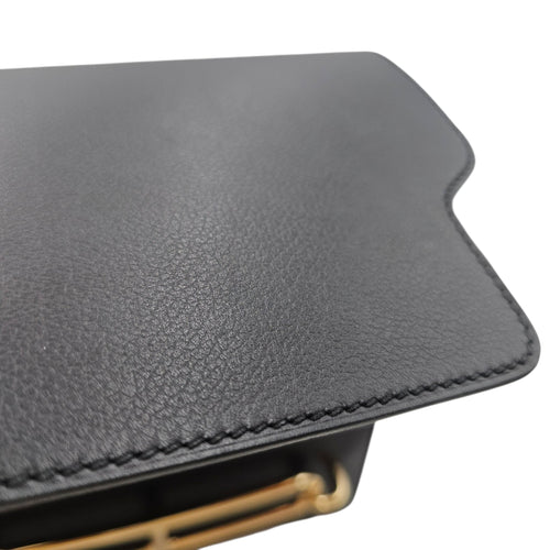 Roulis Mini Black in Evergrain Permabrass hardware CL2603-20157 12