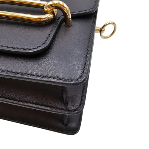 Roulis Mini Black in Evergrain Permabrass hardware CL2603-20157 16