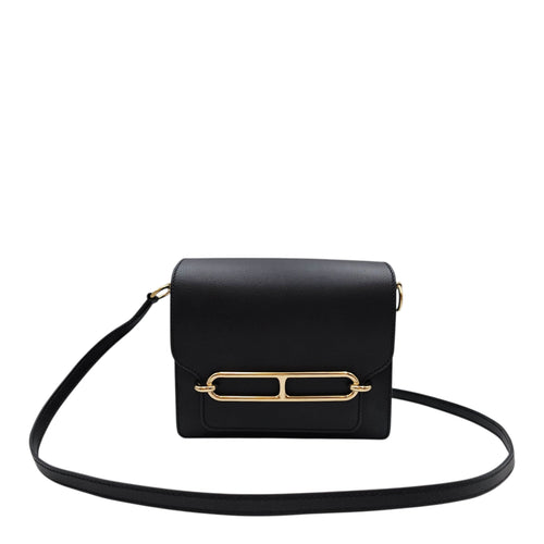 Roulis Mini Black in Evergrain Permabrass hardware CL2603-20157 18
