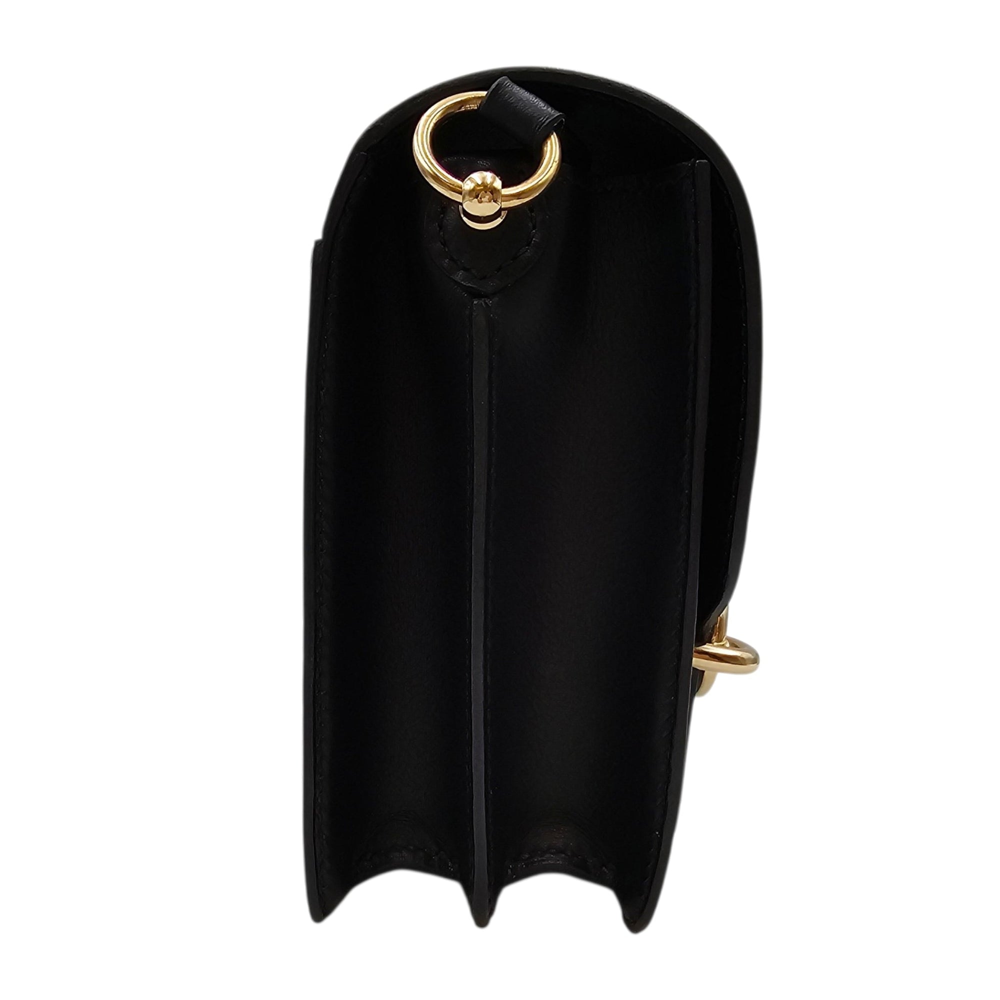 Roulis Mini Black in Evergrain Permabrass hardware CL2603-20157 3