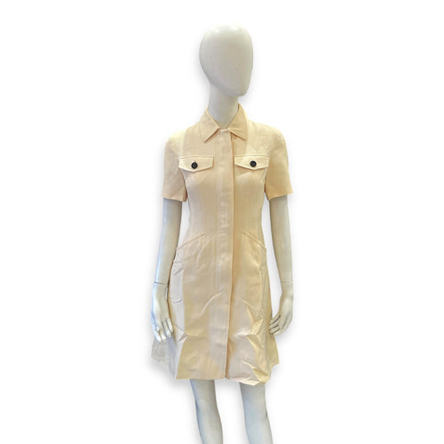 Short Dress Size 36 Beige Ready-To-Wear in Wool CL2603-20205 1
