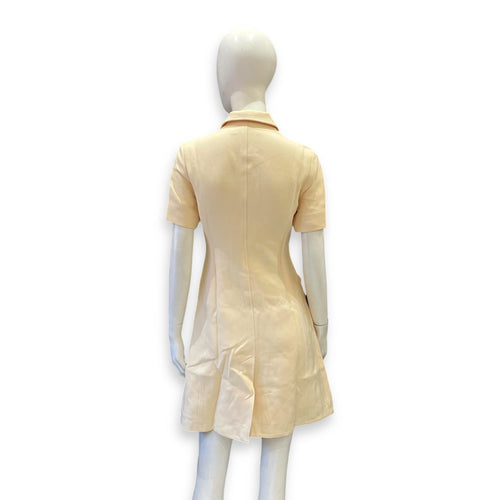 Short Dress Size 36 Beige Ready-To-Wear in Wool CL2603-20205 2