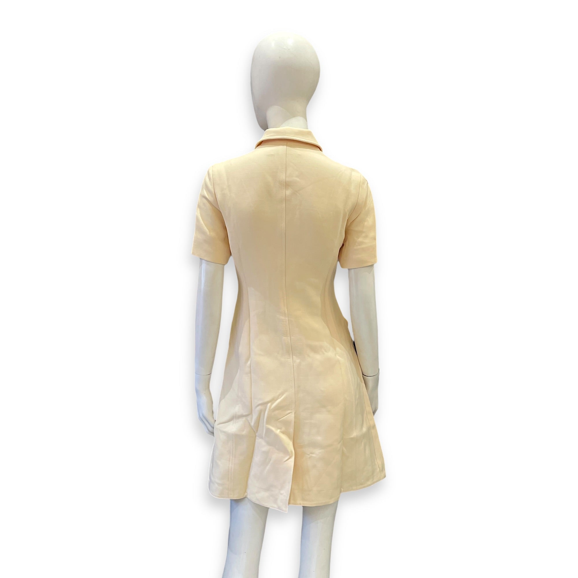 Short Dress Size 36 Beige Ready-To-Wear in Wool CL2603-20205 2