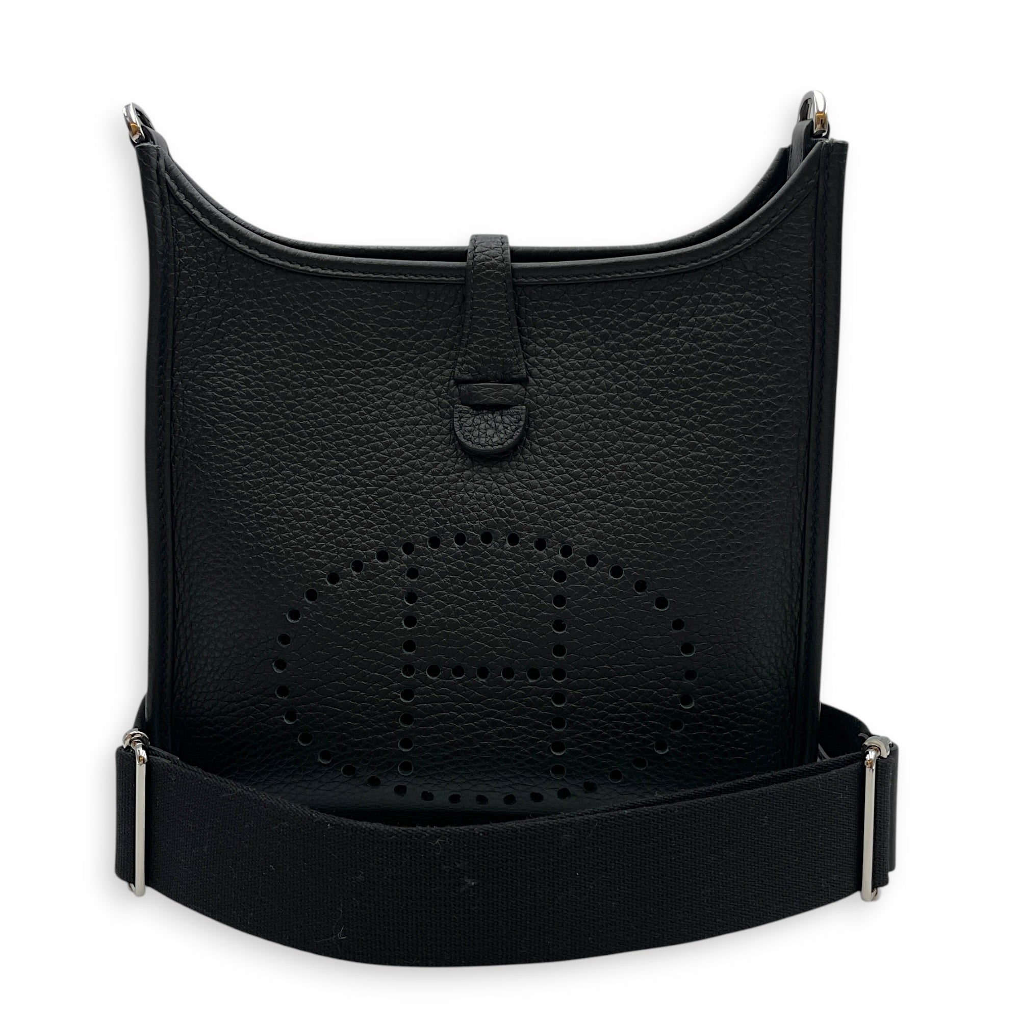 Evelyne 23 Black in Clemence Palladium hardware CL2603-20209 7