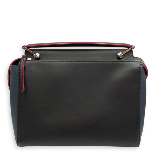 Roma Dotcom Black Shoulder Bag in Calfskin Silver hardware CL2603-20223 2