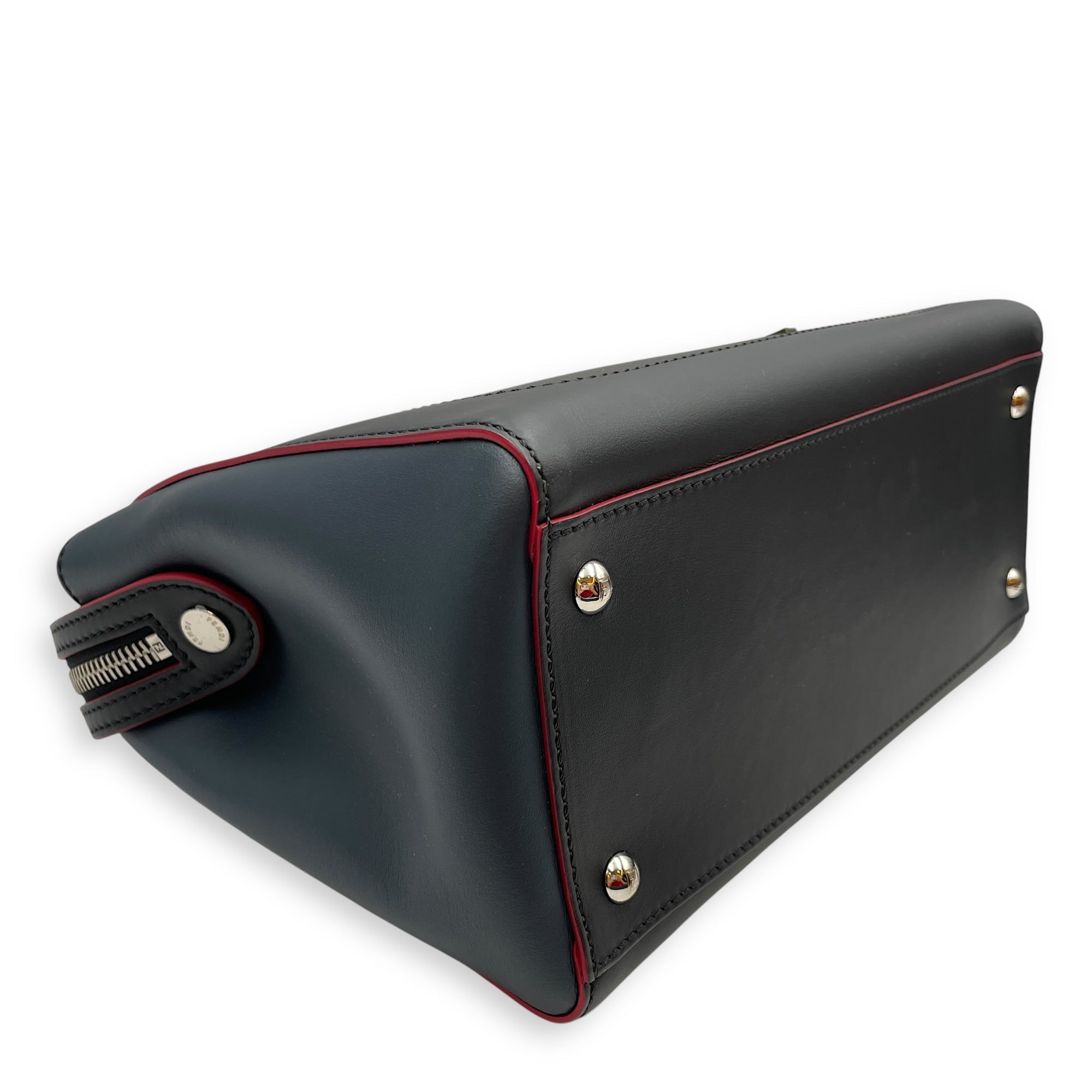 Roma Dotcom Black Shoulder Bag in Calfskin Silver hardware CL2603-20223 8