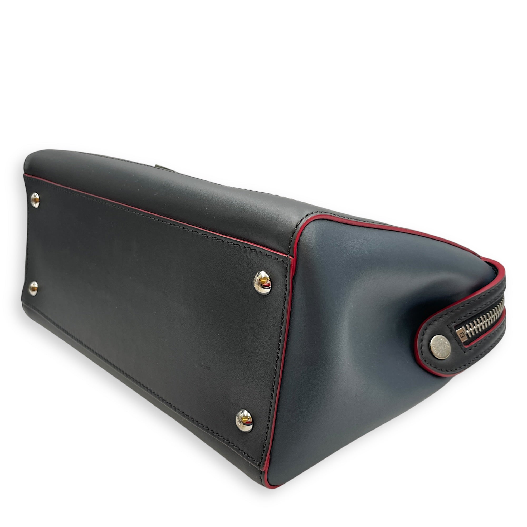 Roma Dotcom Black Shoulder Bag in Calfskin Silver hardware CL2603-20223 9