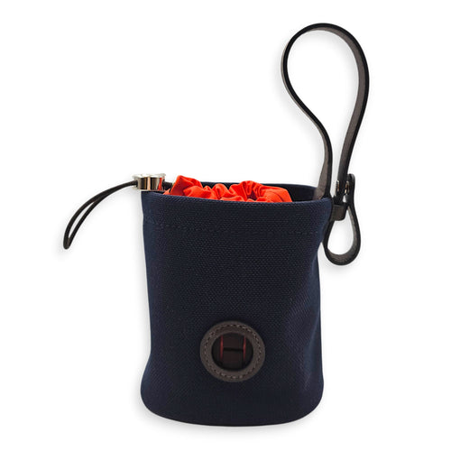 On-the-go dog Pouch Navy in Toile CL2603-20240 1