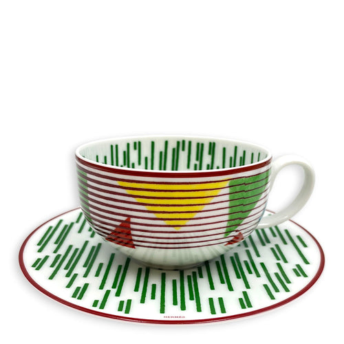 Hermès Hippomobile Tea Cup and Saucer n°2 Multi-colour Tableware CL2603-20250 1