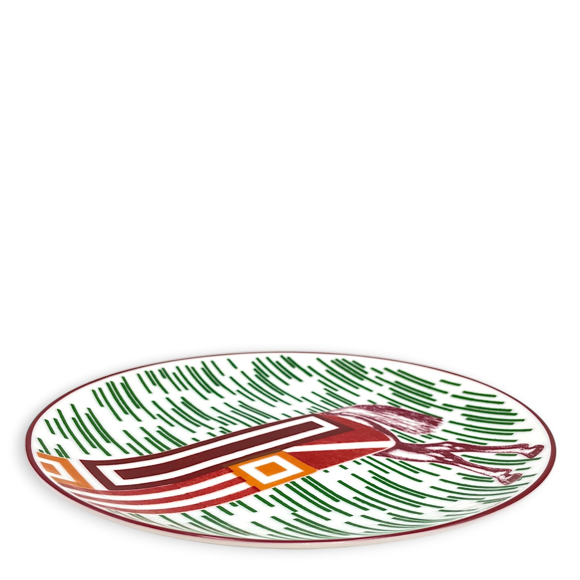 Hippomobile Dessert Plate N°3 Multi-colour Tableware CL2603-20252 3