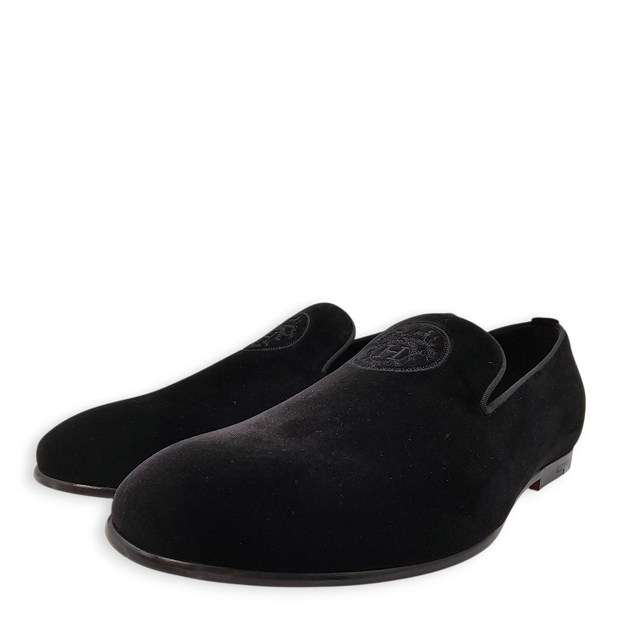 Kateo 40.5 Black Loafers in Velvet CL2603-20256 2