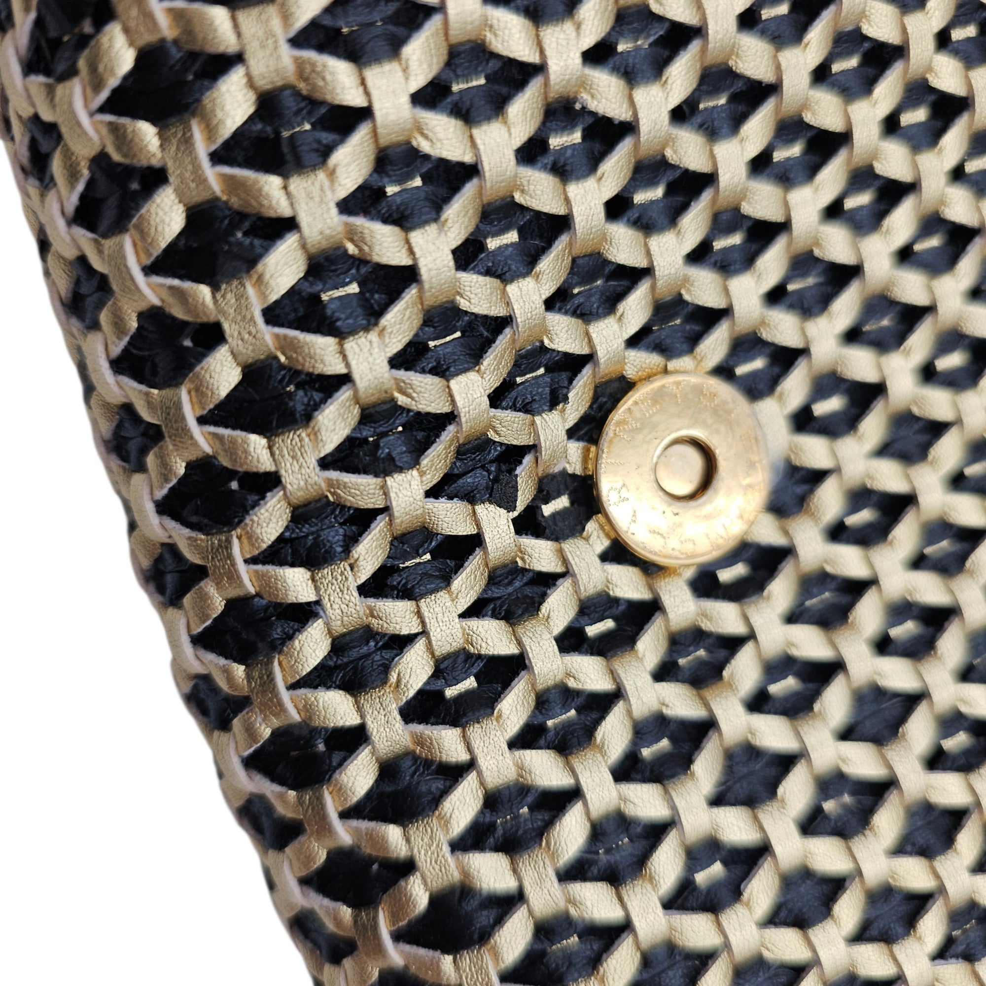 Falabella with Chunky Chain-Link Trim Mini Black Crossbody Bag in Vegan Leather Gold hardware