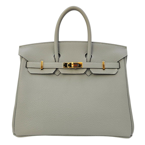 Birkin 25 Gris Mouette in Togo Gold hardware