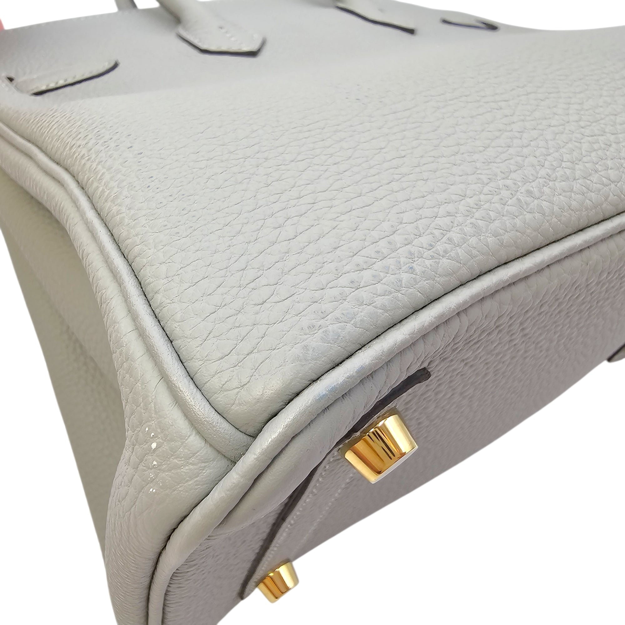 Birkin 25 Gris Mouette in Togo Gold hardware