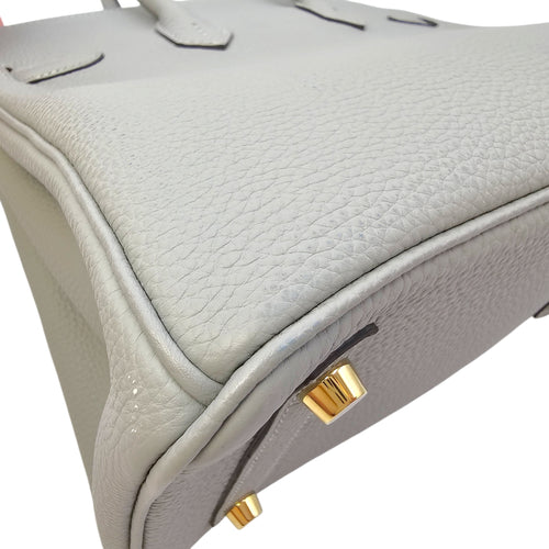 Birkin 25 Gris Mouette in Togo Gold hardware