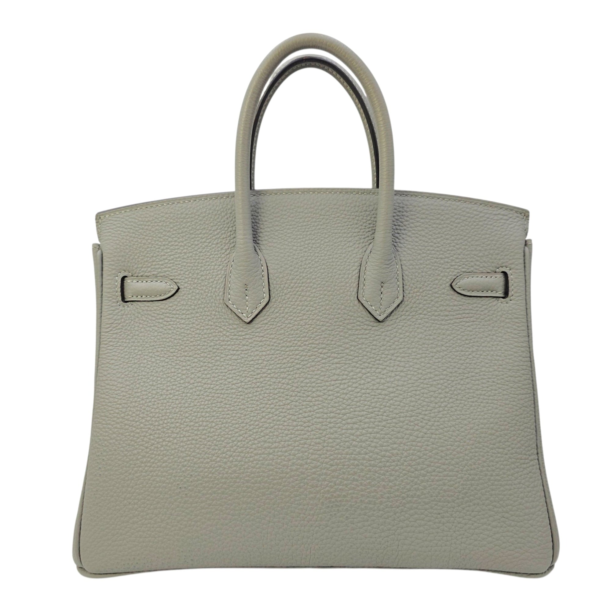 Birkin 25 Gris Mouette in Togo Gold hardware CL2603-20271 2
