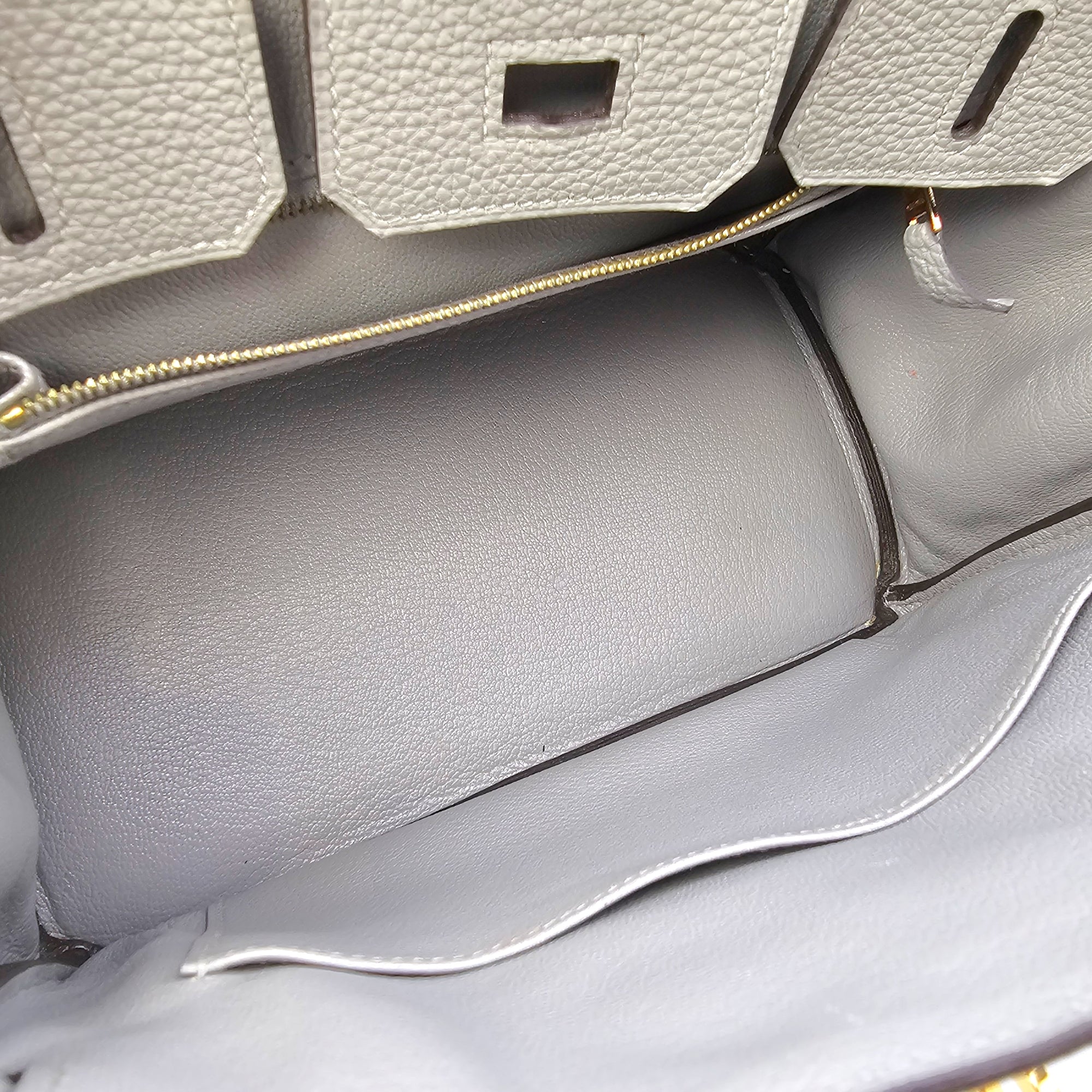 Birkin 25 Gris Mouette in Togo Gold hardware