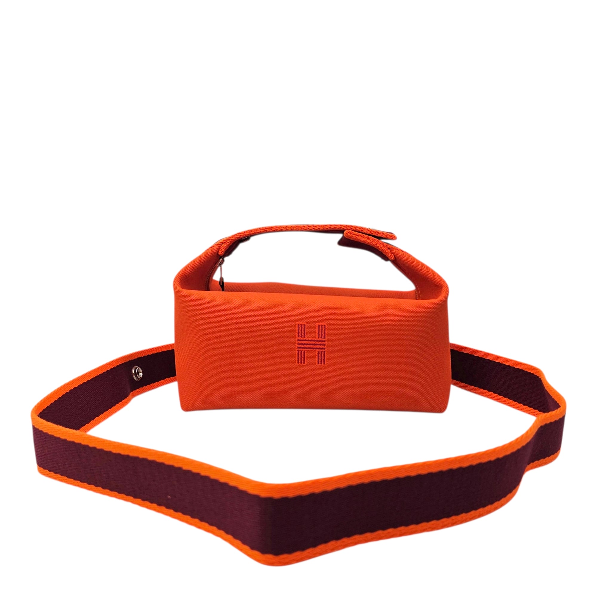 Bride a brac case, small model Feu Toiletries Case Palladium hardware