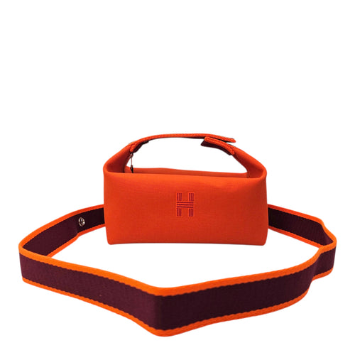 Bride a brac case, small model Feu Toiletries Case Palladium hardware