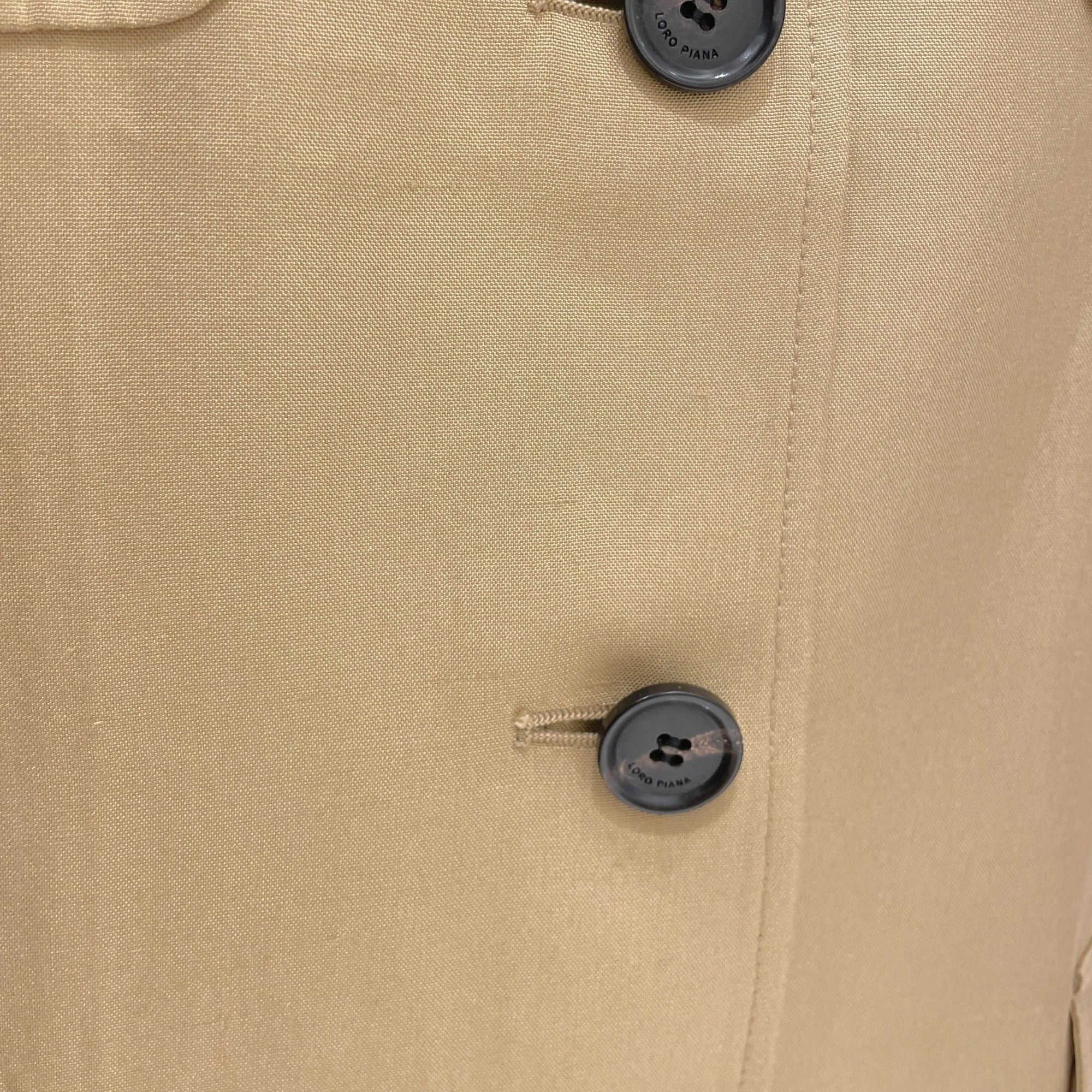 Safari Shirt (Size 40) & Pants (Size 42) Set Khaki Ready-To-Wear in Silk CL2603-20307 11