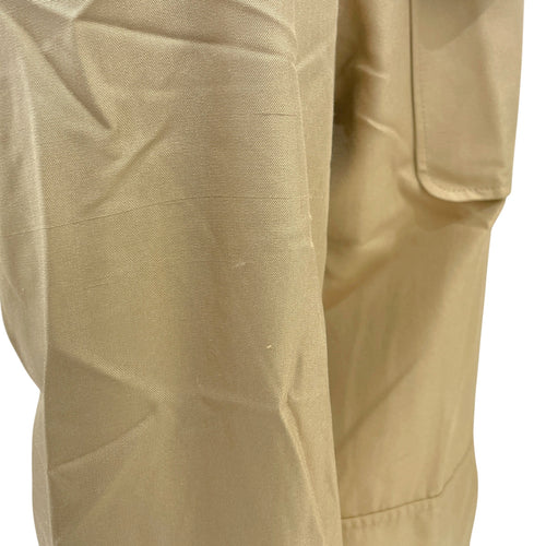 Safari Shirt (Size 40) & Pants (Size 42) Set Khaki Ready-To-Wear in Silk CL2603-20307 9