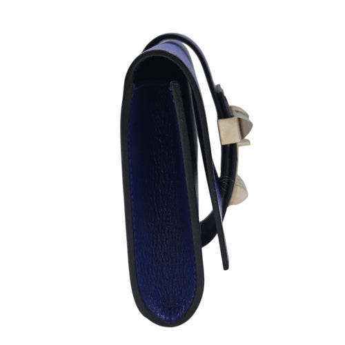 Medor Clutch Blue Electric  in Chevre Mysore Palladium hardware CL2603-20321 3