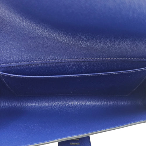 Medor Clutch Blue Electric  in Chevre Mysore Palladium hardware CL2603-20321 6