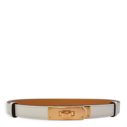 Kelly 18 Blanc Belt in Epsom Rose Gold hardware CL2603-20353 1