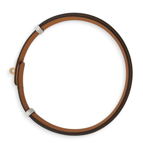Kelly 18 Blanc Belt in Epsom Rose Gold hardware CL2603-20353 3