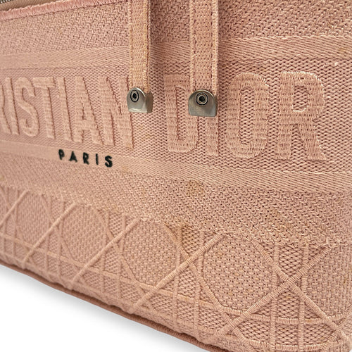 Diortravel Pale Pink Vanity Case in Canvas Silver hardware CL2603-20373 10