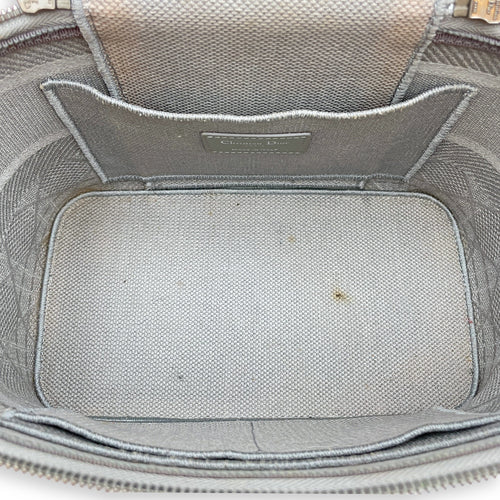 Diortravel Grey Vanity Case in Canvas Silver hardware CL2603-20374 6