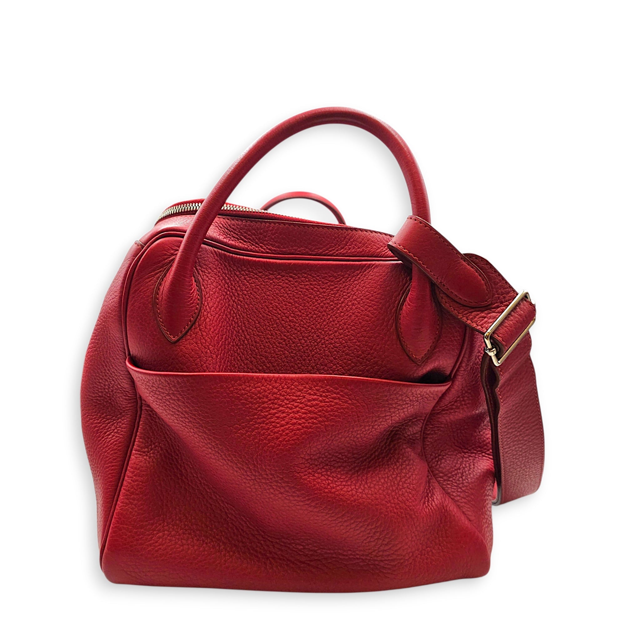 Lindy Voyage 45 Rouge Garance in Clemence Palladium hardware CL2603-20384 3