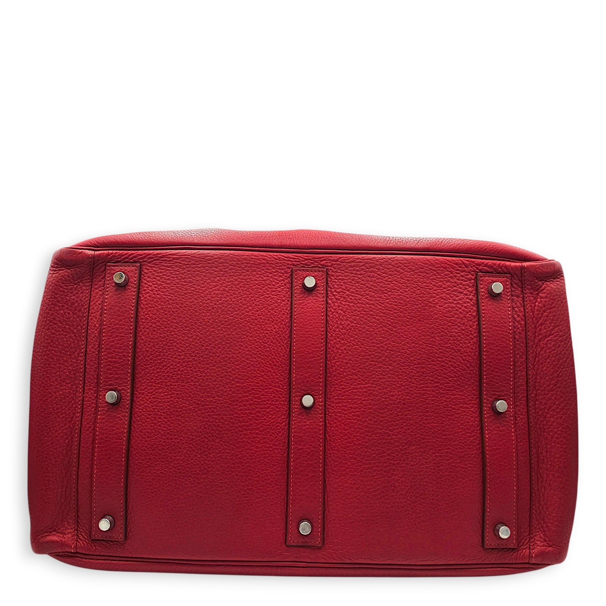 Lindy Voyage 45 Rouge Garance in Clemence Palladium hardware CL2603-20384 5