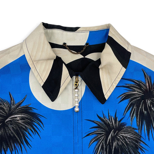 LV Damier Pacific Jacket  46 Blue Ready-To-Wear in Viscose CL2603-20387 3