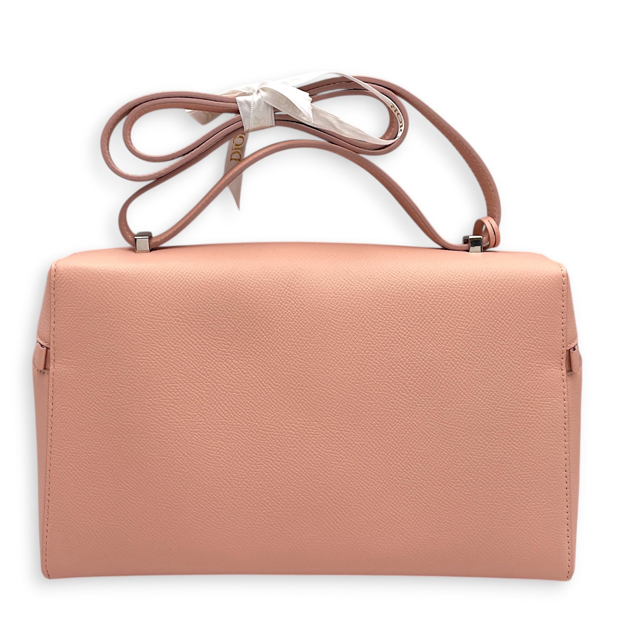 L27 Pink Crossbody Bag in Calfskin Silver hardware